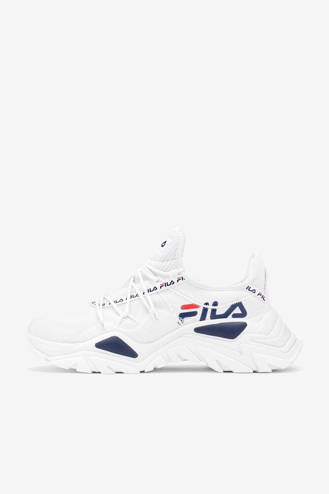 Fila Relectrove Premium Sneakers Blancas Azul Marino Rojas | VFWU24971