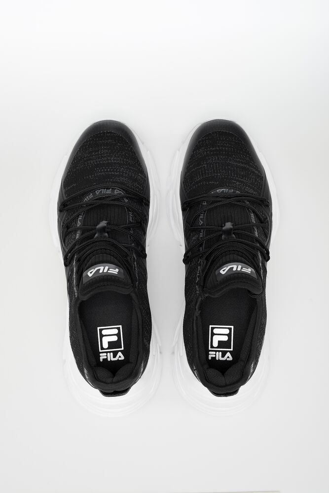 Fila Relectrove Premium Sneakers Negras Negras Blancas | AWSN45196