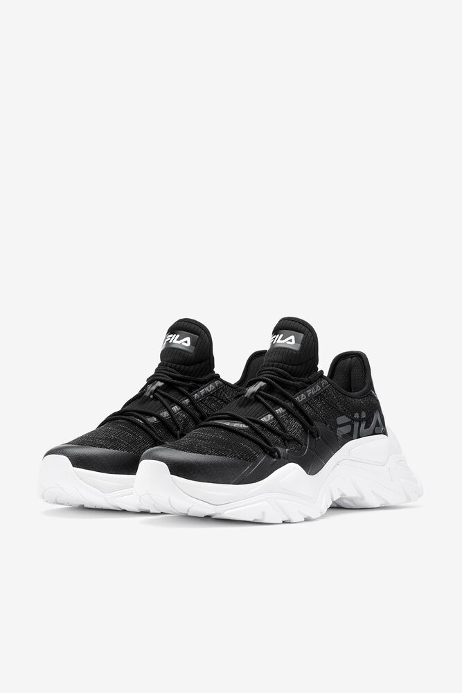 Fila Relectrove Premium Sneakers Negras Negras Blancas | HVNG29457