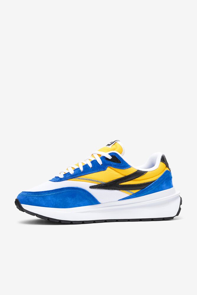 Fila Renno Sneakers Blancas Limón Azules | JKLH01468