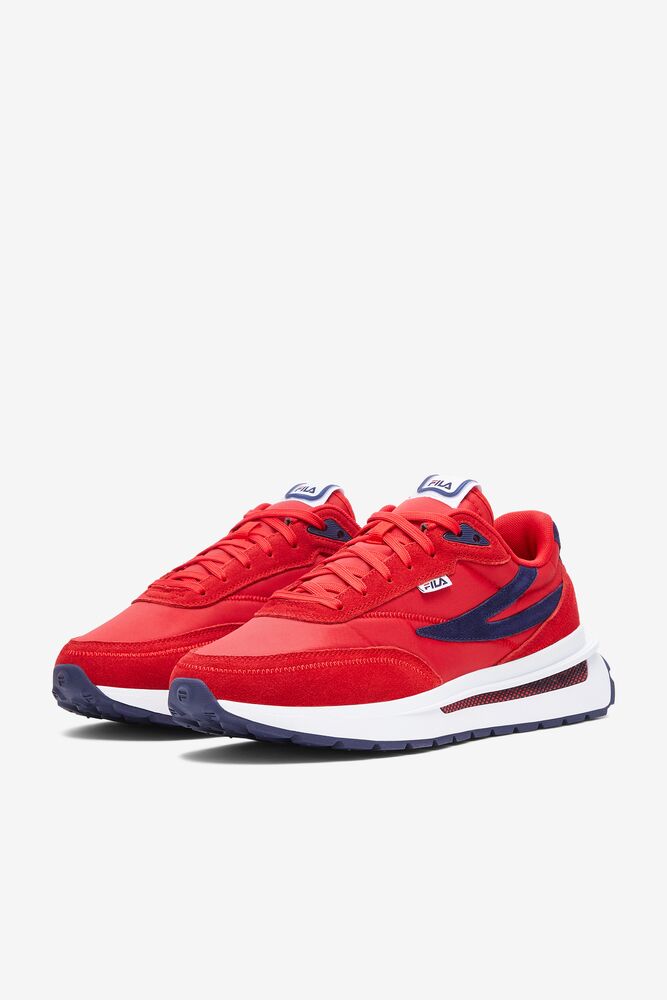 Fila Renno Sneakers Rojas Azul Marino Blancas | QMCW85267