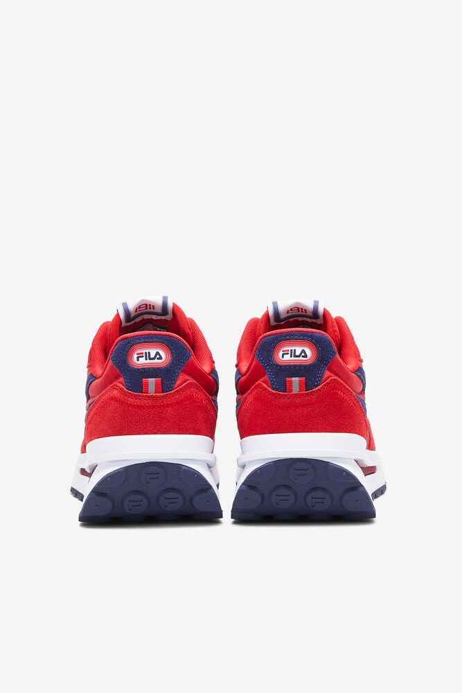 Fila Renno Sneakers Rojas Azul Marino Blancas | QMCW85267