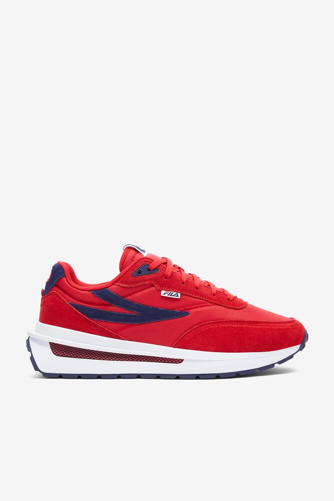 Fila Renno Sneakers Rojas Azul Marino Blancas | QMCW85267