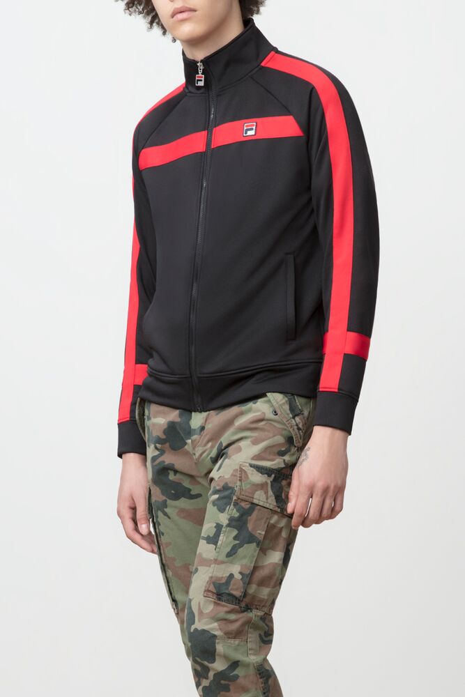 Fila Renzo Jacket Blk/Cred | JUCS27984