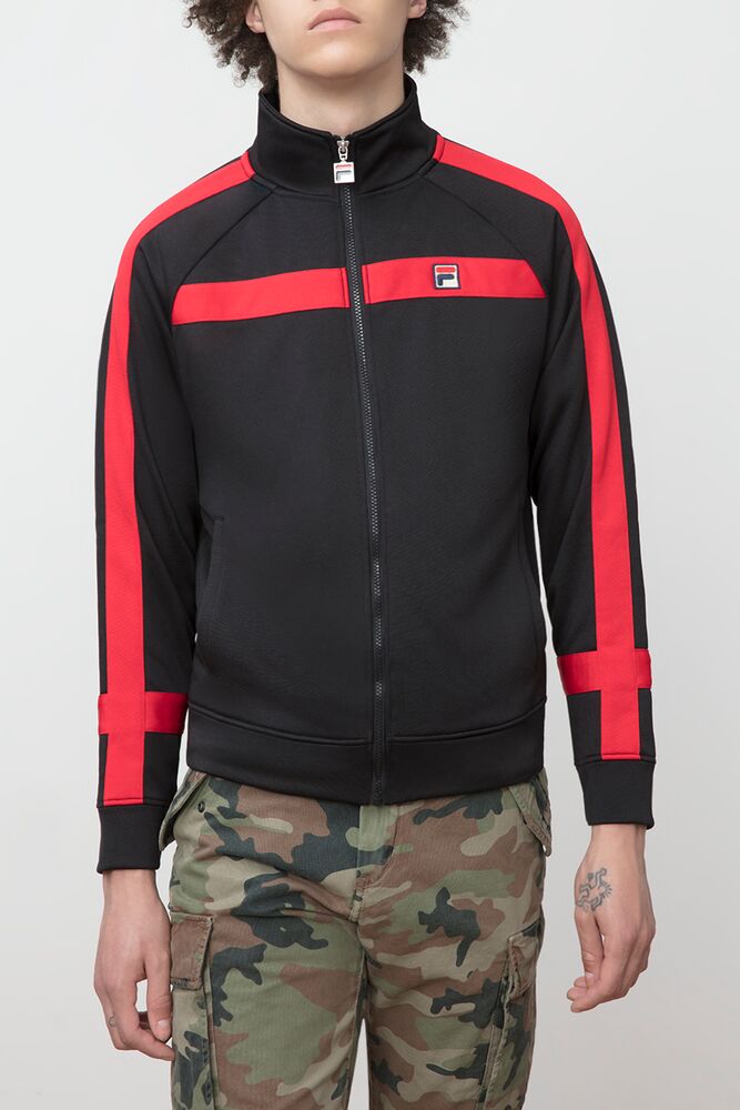 Fila Renzo Jacket Blk/Cred | XCZR30926