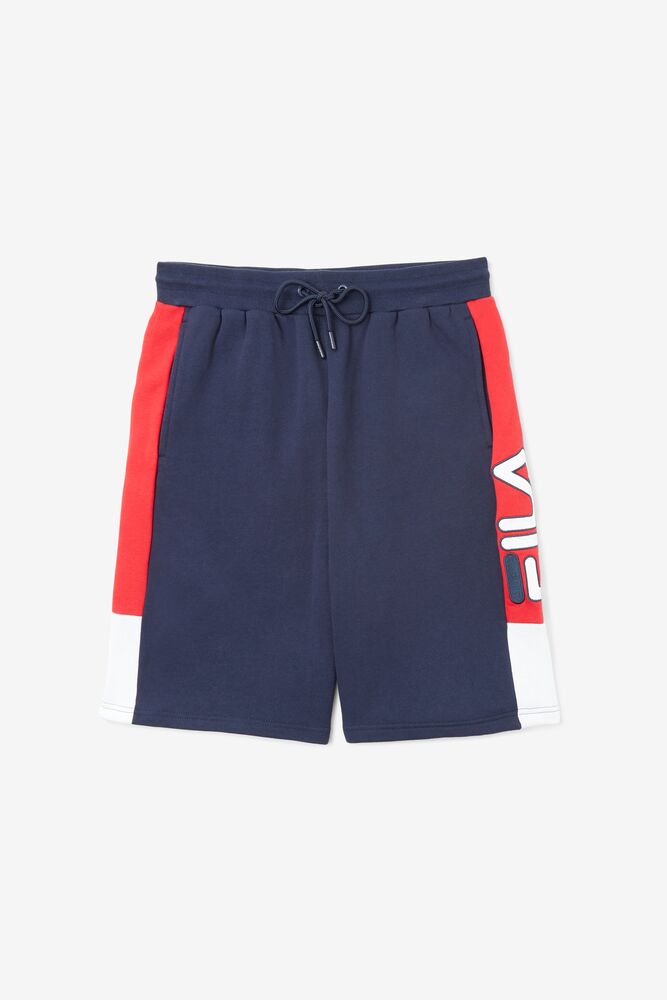 Fila Roy Short Rojas Blancas | FBKO07968