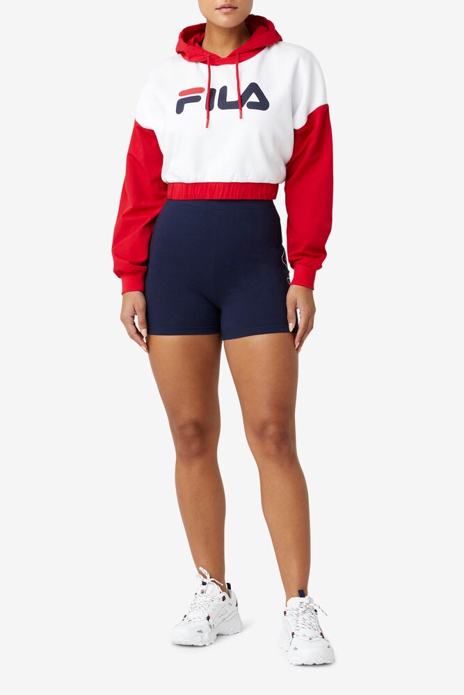 Fila Saachi Hoodie Rojas Blancas | HQTB82637