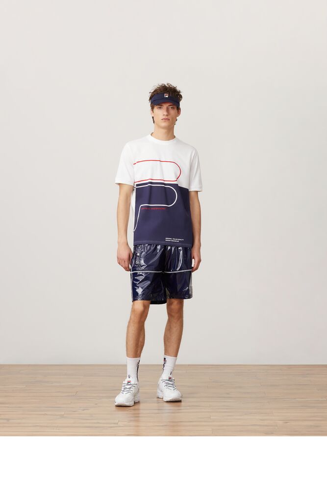 Fila Salza Tee Wht/Peac/Cred | RBHU51724