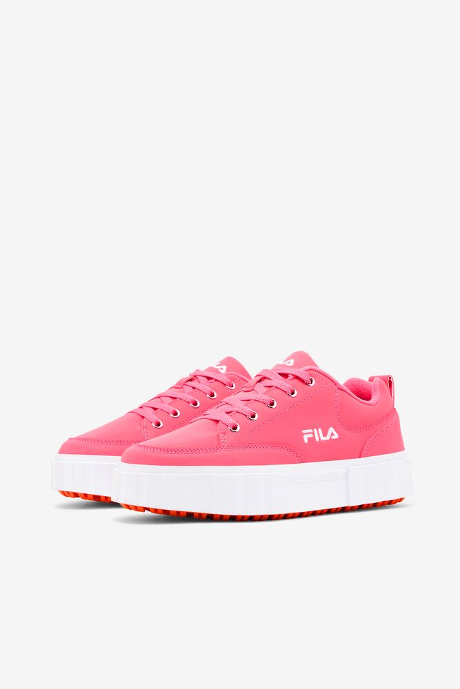 Fila Sandblast Low Sneakers Pglo/Pglo/Wht | HOTP57416