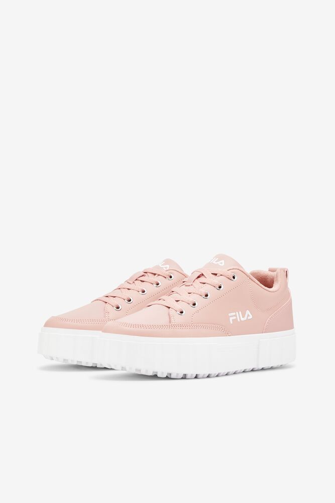 Fila Sandblast Low Sneakers Rosas Rosas Blancas | TSBH65982