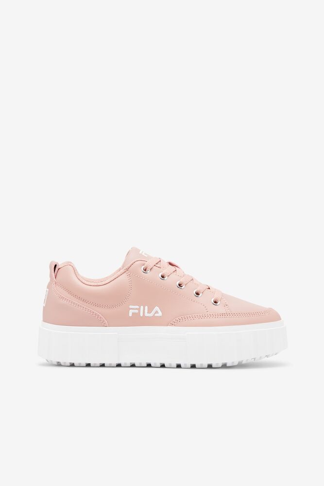 Fila Sandblast Low Sneakers Rosas Rosas Blancas | TSBH65982