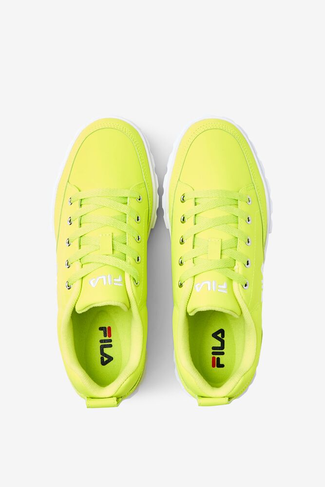 Fila Sandblast Low Sneakers Sfty/Sfty/Wht | PCBL74218