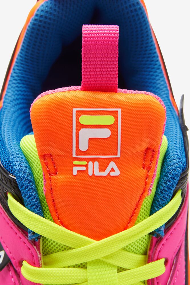 Fila Sandenal Sneakers Amarillo Rosas Azules | NUOB37589