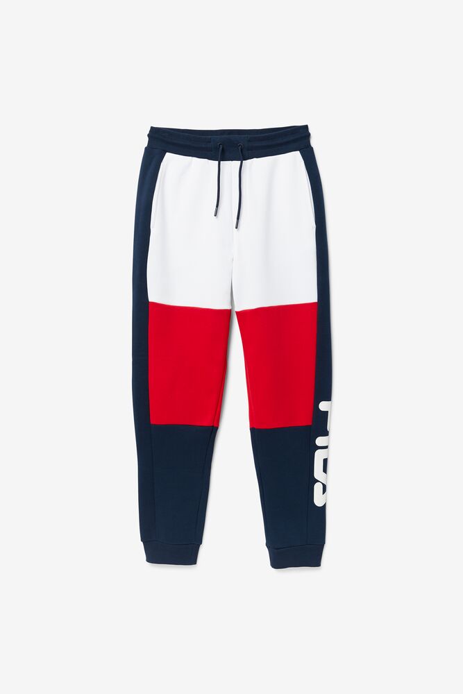 Fila Sander Pant Blancas Rojas | PDAF70816