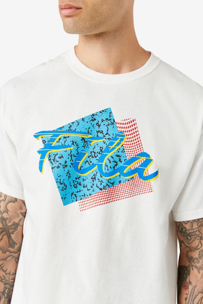 Fila Santa Monica Tee Blancas | QOFC27381