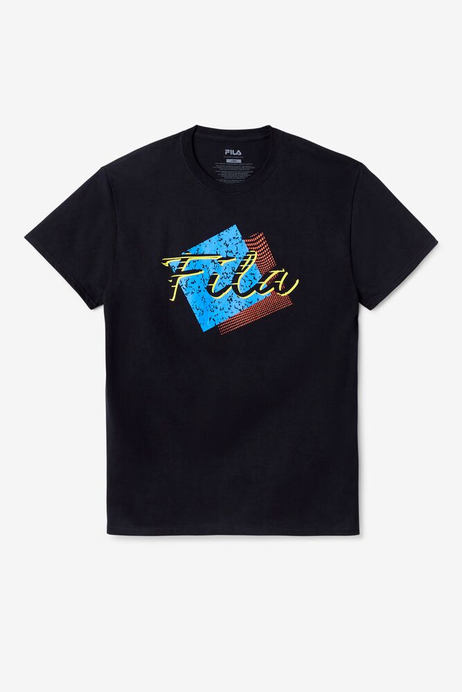 Fila Santa Monica Tee Negras | DWJM30814