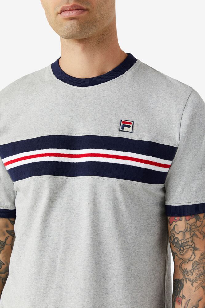 Fila Silver Tee Gris Claro | BVUA61324