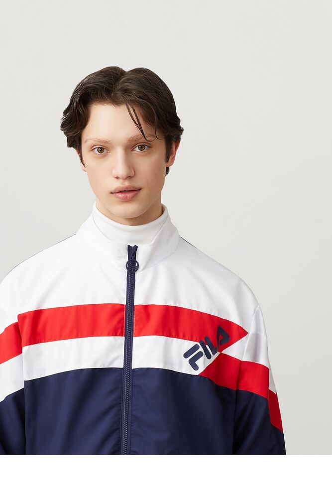 Fila Slade Track Jacket Blancas | UNLJ16340