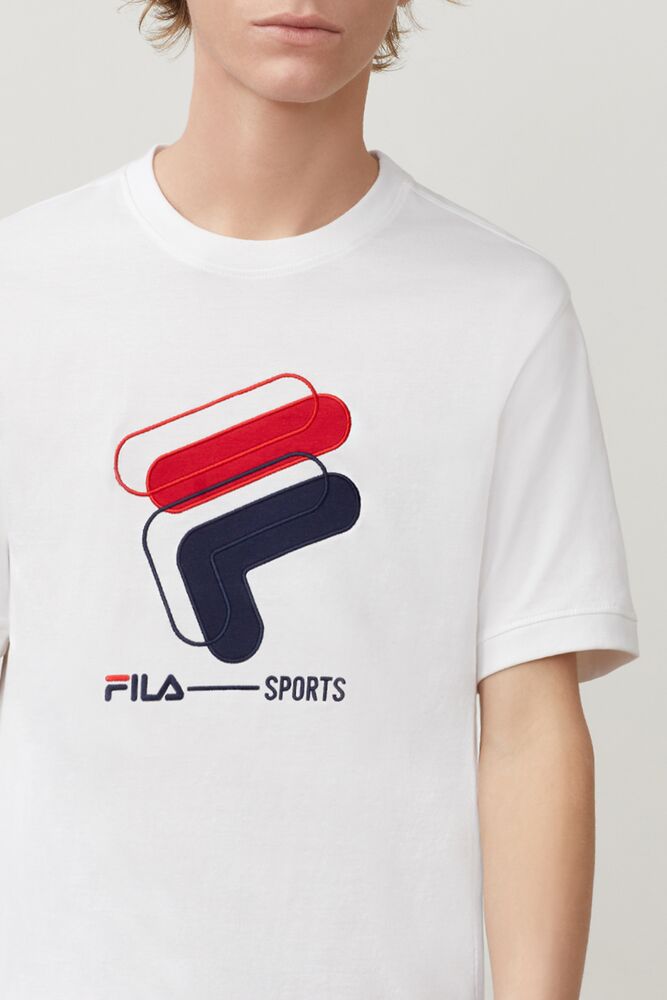 Fila Spiro Tee Blancas | YTFA41683