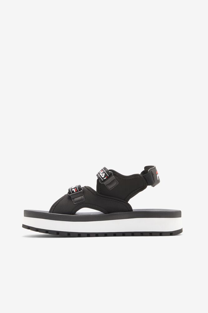 Fila Spot Eva Sandal Slide Sandals Negras Rojas Blancas | DXER36704