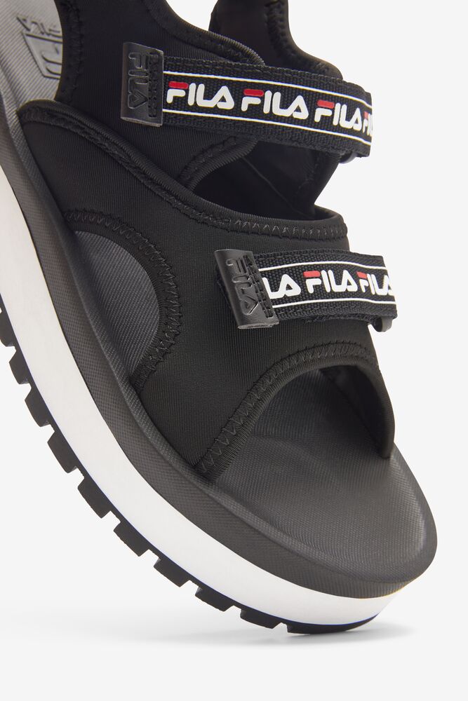 Fila Spot Eva Sandal Slide Sandals Negras Rojas Blancas | DXER36704