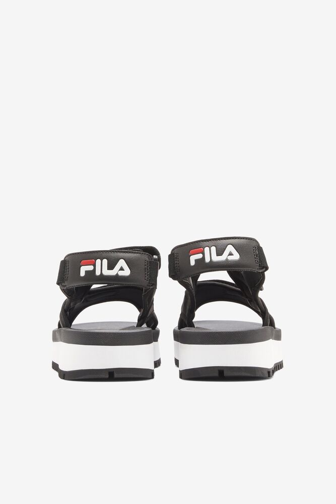 Fila Spot Eva Sandal Slide Sandals Negras Rojas Blancas | DXER36704