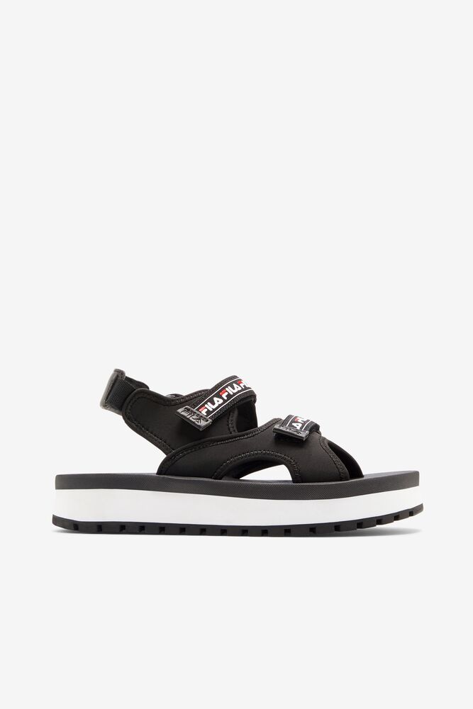 Fila Spot Eva Sandal Slide Sandals Negras Rojas Blancas | DXER36704