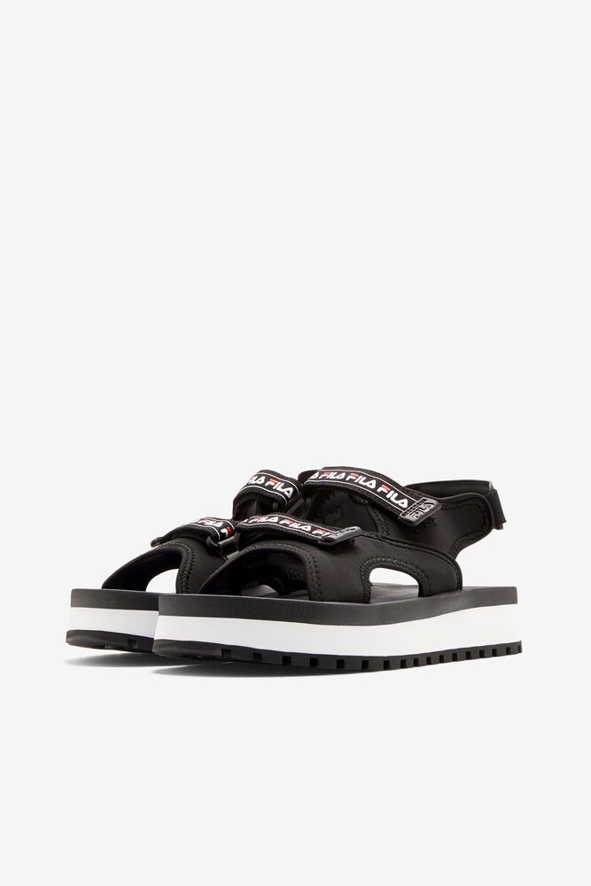 Fila Spot Eva Sandal Slide Sandals Negras Rojas Blancas | ZGVF91637