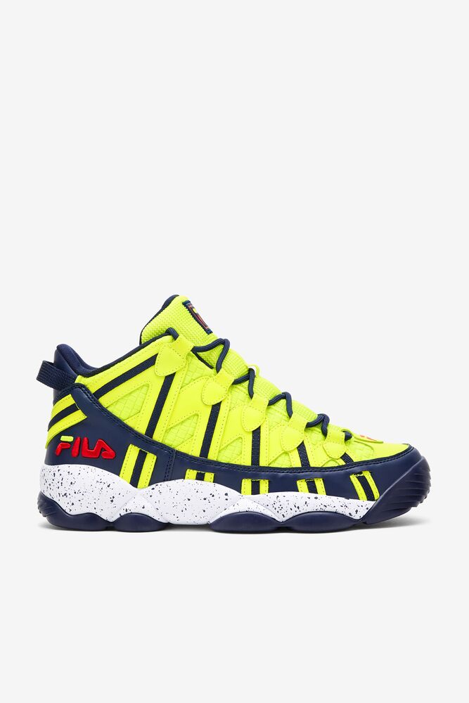 Fila Stackhouse Spaghetti Sneakers Amarillo Azul Marino Blancas | QABX57861