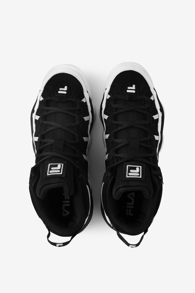 Fila Stackhouse Spaghetti Sneakers Blancas Negras Plateadas | MCRG53927