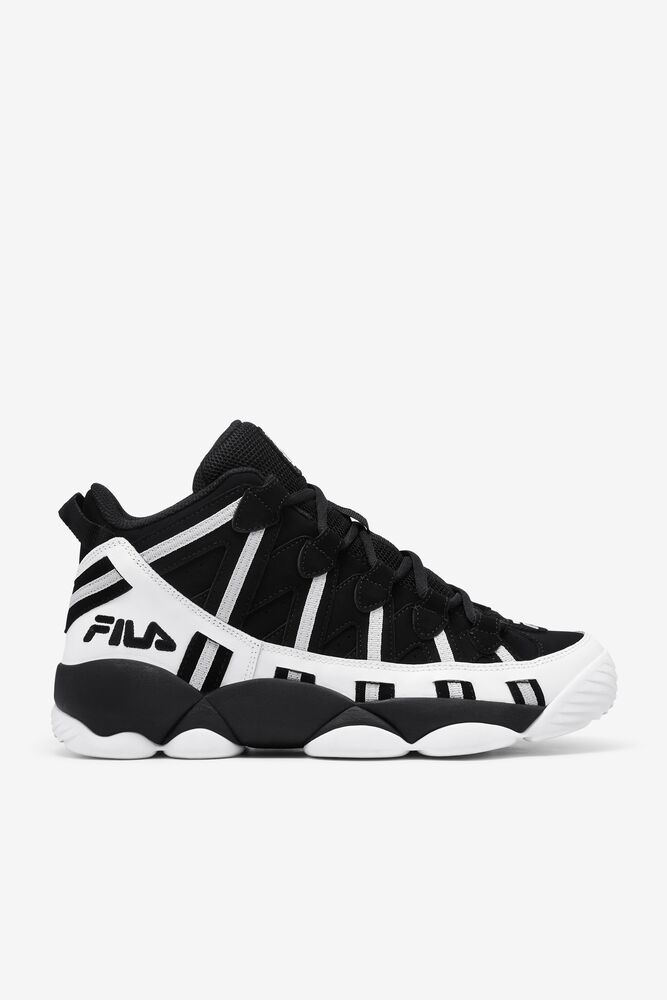 Fila Stackhouse Spaghetti Sneakers Blancas Negras Plateadas | MCRG53927