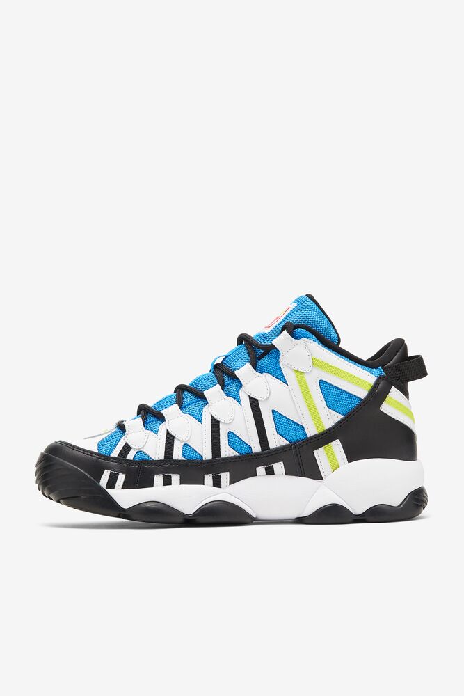 Fila Stackhouse Spaghetti Sneakers Blancas Negras Azules | OLZR03129