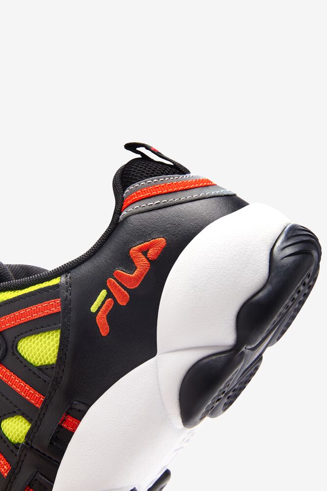 Fila Stackhouse Spaghetti Sneakers Negras Naranjas | TYUG23704