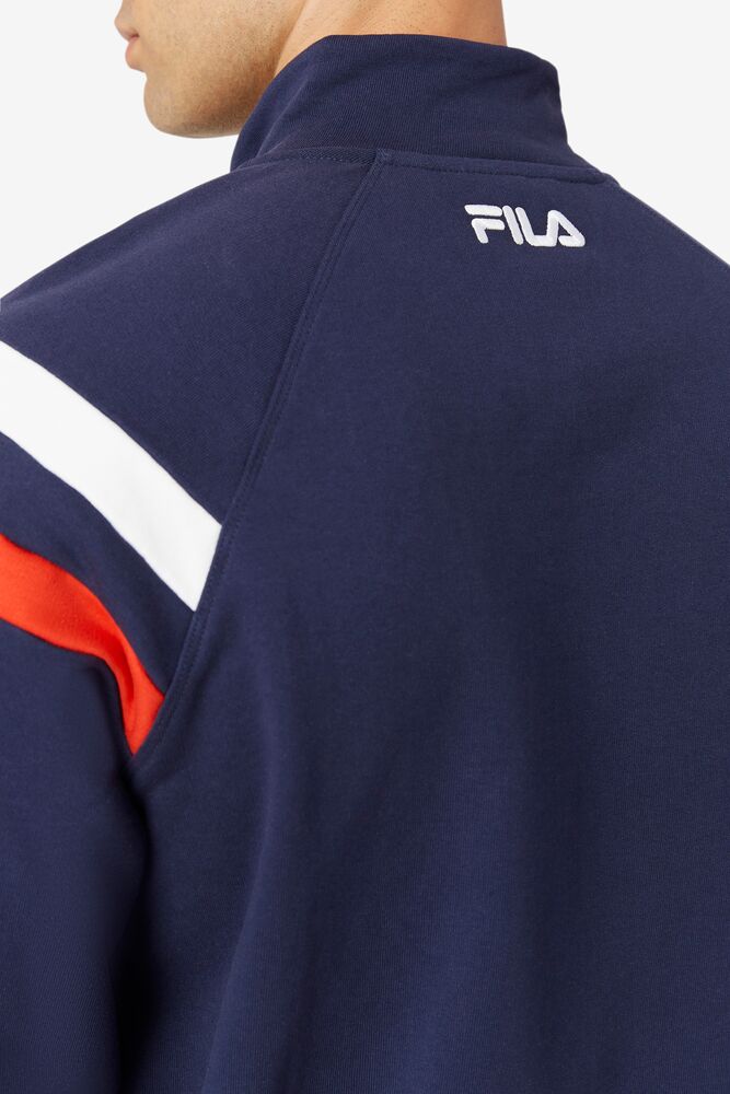 Fila Stance Track Jacket 410 Peacoat | CDEL05214