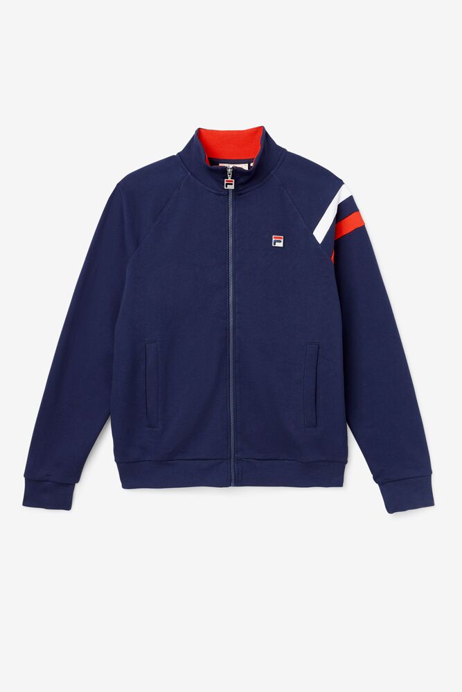 Fila Stance Track Jacket 410 Peacoat | CDEL05214