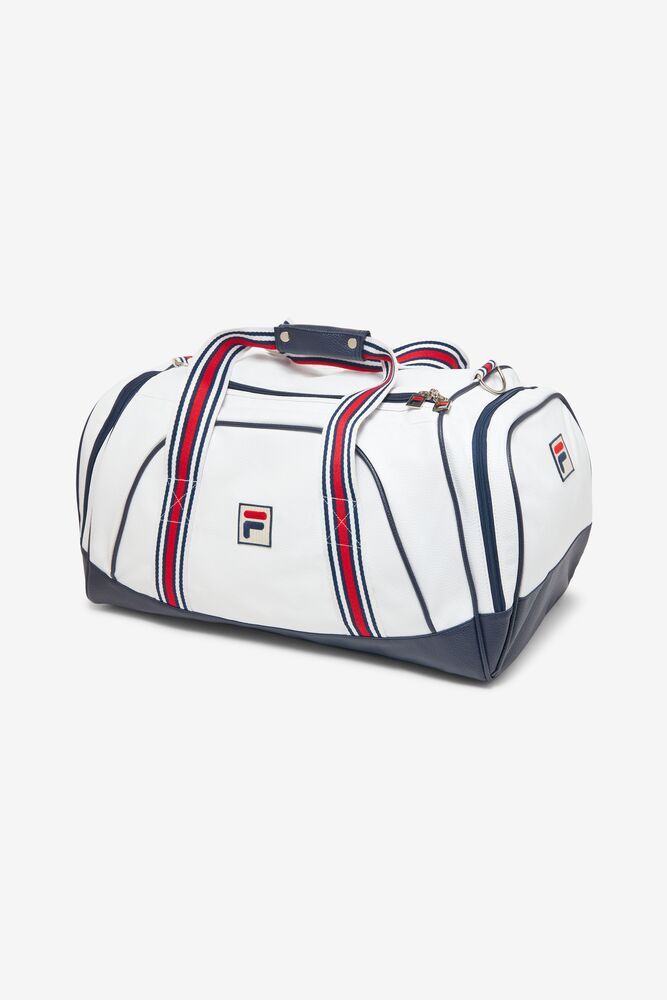 Fila Striker Duffle Bag Blancas Azul Marino Rojas | MGSY70534