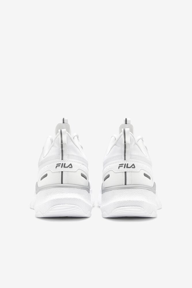 Fila Tactik 5 Nucleus Tennis Shoes Blancas Plateadas Blancas | WFDJ52109