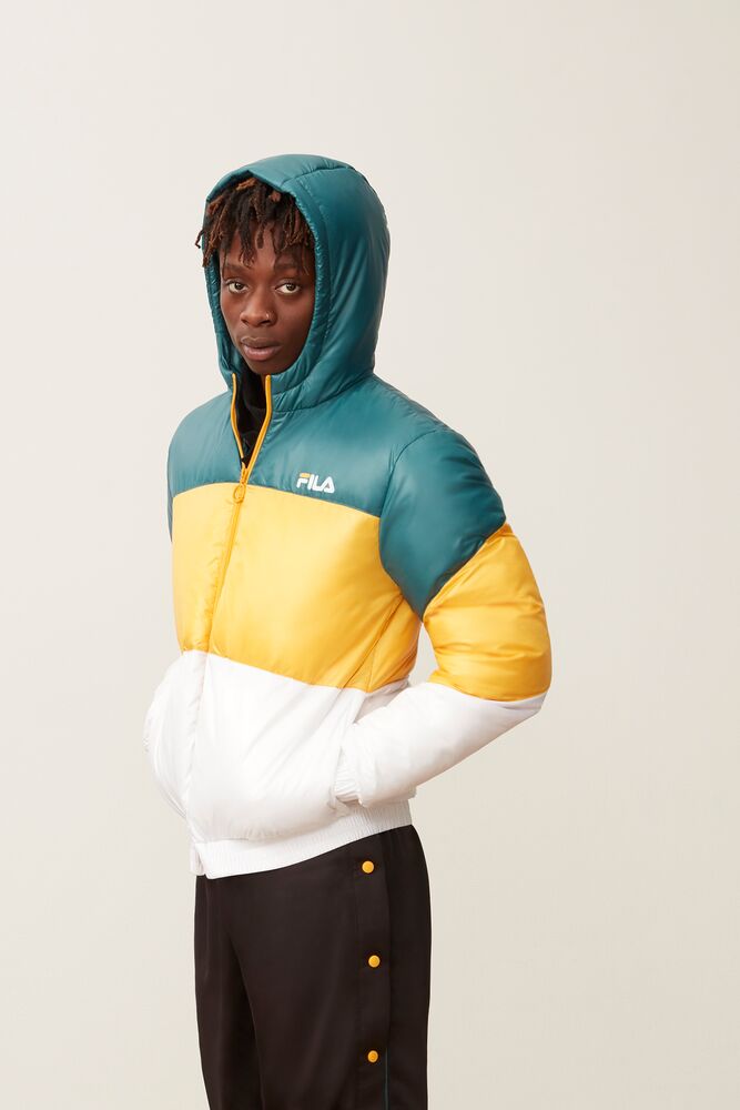 Fila Tatum Wind Jacket Atdp/Citr/Wht | ZDNS91204