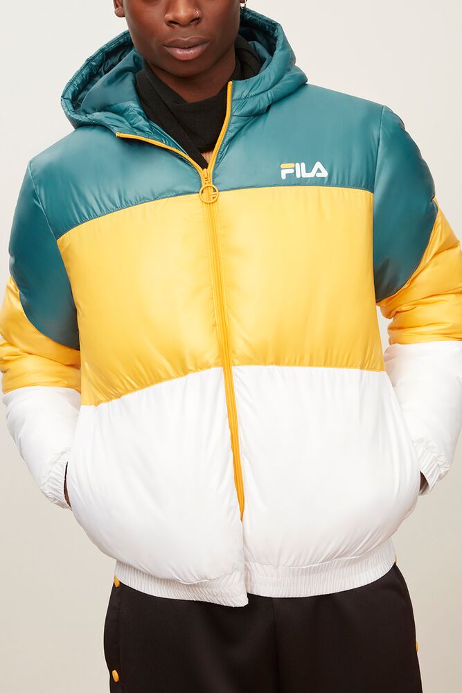 Fila Tatum Wind Jacket Atdp/Citr/Wht | ZDNS91204