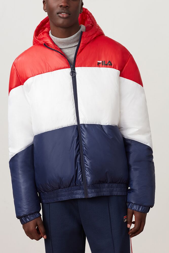 Fila Tatum Wind Jacket Cred/Wht/Peac | GMQV39275