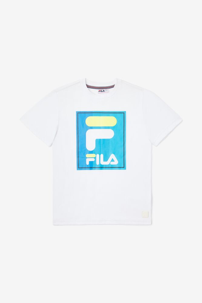 Fila Tavares Tee Blancas | ILBE10932