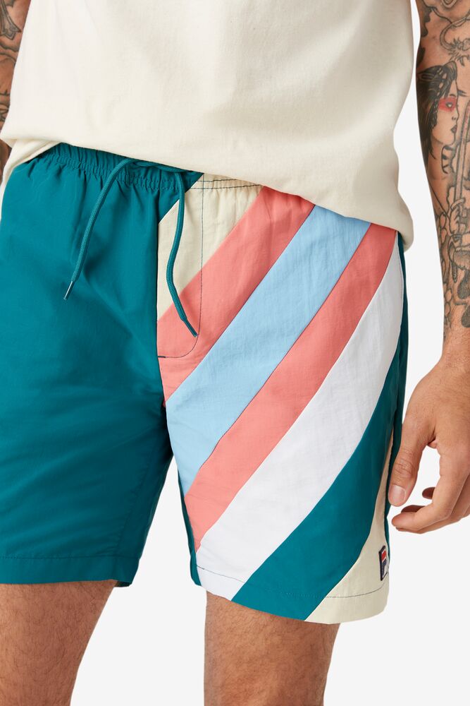 Fila Teller Swim Short 981 Shaded Spruce | XFCW29173