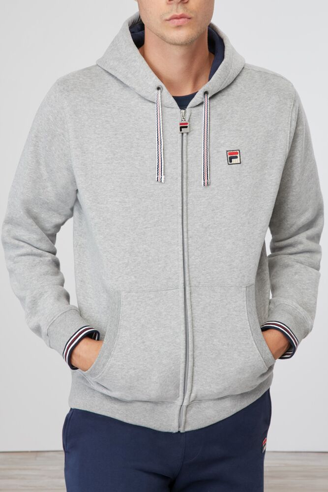 Fila Tenconi Hooded Sweatshirt Hgry/Navy | WIOE31047