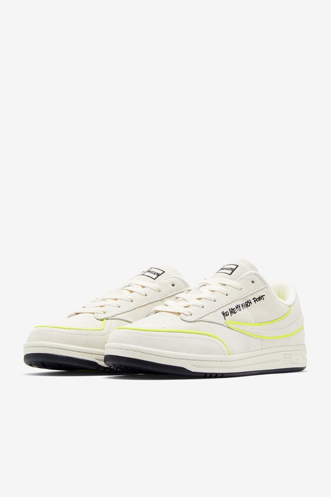 Fila Tennis 88 Premium X Msgm Sneakers Blancas Negras Amarillo | ELKO93824