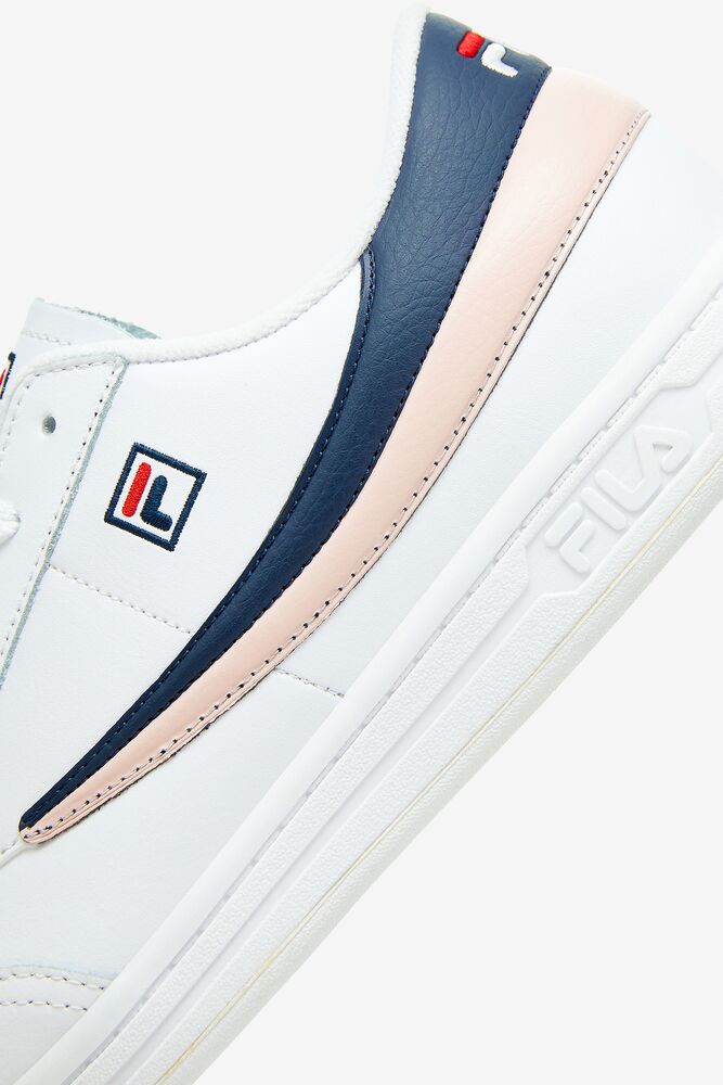 Fila Tennis 88 Sneakers Blancas Azul Marino Rosas | RHSN97013