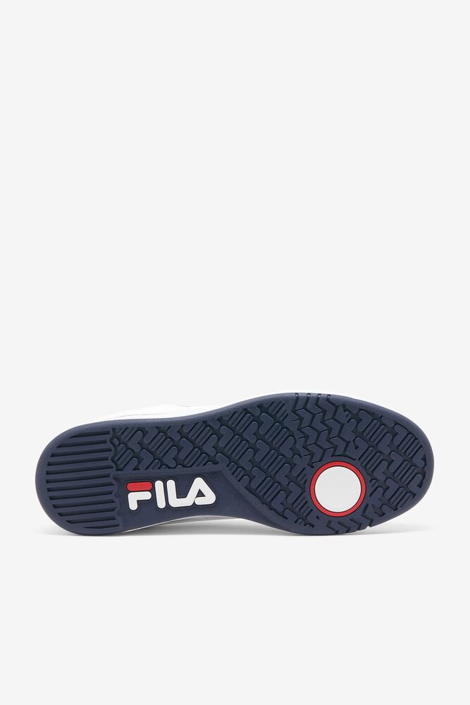 Fila Tennis 88 Tennis Shoes Blancas Azul Marino Rojas | WNBR40692