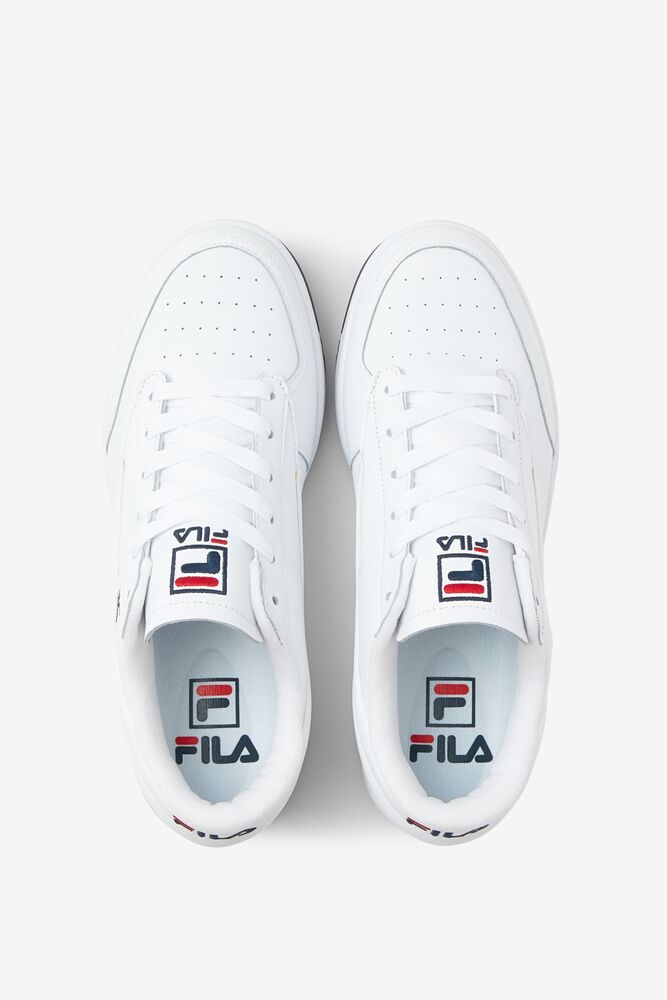 Fila Tennis 88 Tennis Shoes Blancas Azul Marino Rojas | WNBR40692