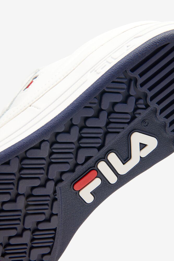 Fila Tennis 88 Tennis Shoes Blancas Azul Marino Rojas | WNBR40692