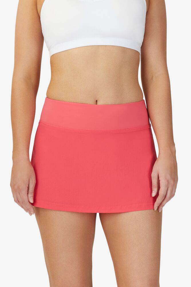 Fila Tie Breaker 13 1/2" Skater Skort Rojas | JEIO09567