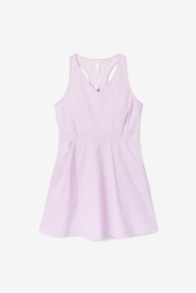 Fila Tie Breaker Dress Lavanda | QHNA56082